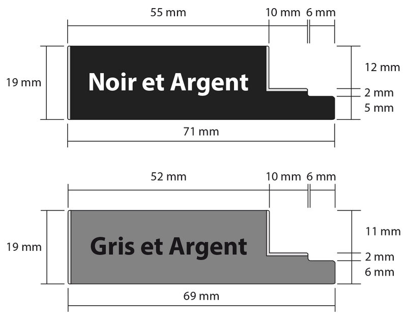 Cadre Am Ricain Pour Plaques En Alu Dibond Et Autres Supports Rigides